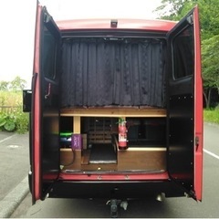 シリビアンバス　お泊まりできる改造をしました。の画像