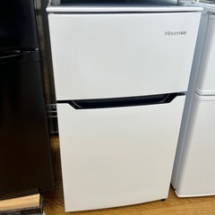 【良品】ハイセンス　2ドア冷蔵庫　2019年製　全国送料無料 Hisense 2ドア冷凍冷蔵庫 93L 2019年製(ジ022)