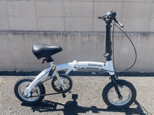 GM444【近隣配達可能♪】折りたたみ自転車 GRAPHIS 大人用 子供用 12インチ　ミニベロ　リサイクルショップ　ケイラック朝霞