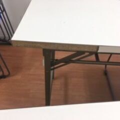 折りたたみテーブル（棚あり）　7台の画像