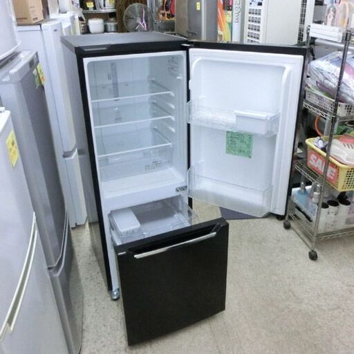 冷蔵庫 150L 2020年製 ハイセンス HR-D15CB 2ドア ブラック 黒 100L