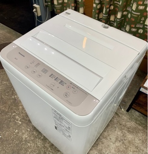 札幌市内配送無料 美品 21年製 Panasonic パナソニック 6kg 全自動洗濯機 NA-F60B14