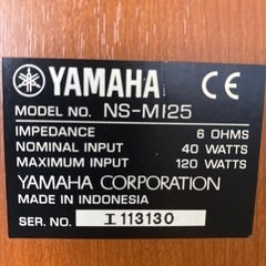 YAMAHA ＮＳ－Ｍ１２５の画像