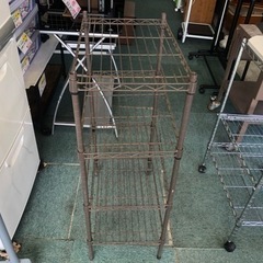 【リサイクルサービス八光　田上店】ブラウン　4段メタルラックの画像