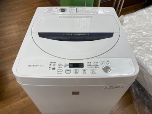 I320 ★ SHARP 洗濯機 （4.5㎏） ★ 2016年製 ⭐動作確認済⭐クリーニング済