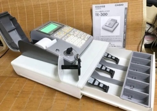 CASIO 　レジスター　TE-300中古です　388