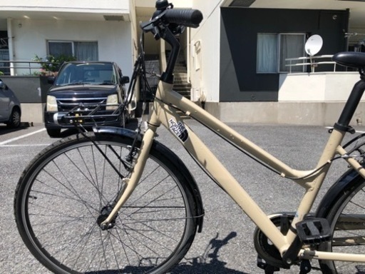 ▼値下げ▼7段変速自転車(THE NORTH FACEロゴ)
