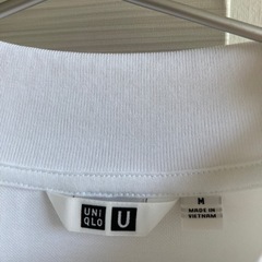 中古　ユニクロ　UNIQLO エアリズムコットンオーバーサイズモックネックTの画像