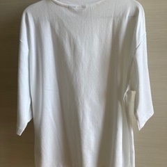 中古　ユニクロ　UNIQLO エアリズムコットンオーバーサイズモックネックTの画像