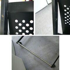 マガジンラック パンフレットラック カタログラック 高さ129cm×幅69cm オリバー 業務用 札幌 手稲の画像