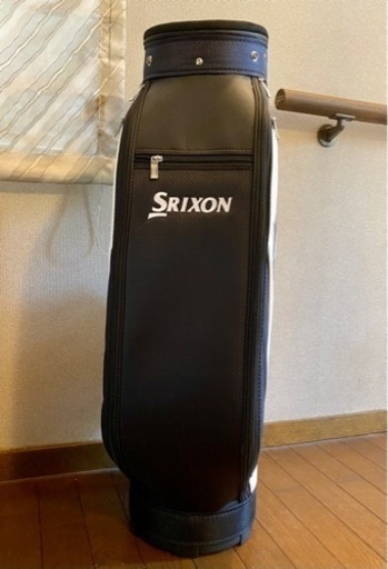 未使用 【新品】 SRIXON スリクソン GGC-S140G 9型  ネイビー/ホワイト  3.0kg   キャディバッグ　ゴルフバッグ