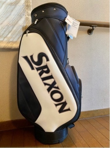 未使用 【新品】 SRIXON スリクソン GGC-S140G 9型  ネイビー/ホワイト  3.0kg   キャディバッグ　ゴルフバッグ