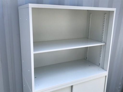 美品！オフィスキャビネット◇事務用◇スチール書庫◇書棚◇ホワイト◇K89