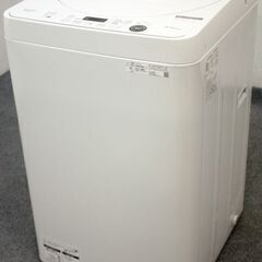 シャープ/SHARP ES-GE5E-W 全自動洗濯機 5.5kg ホワイト系 2021年製 中古家電 店頭引取歓迎 R6365)