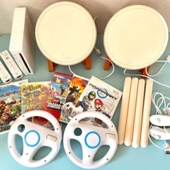 Wii本体とソフトなどのセットの画像