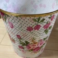花柄 ゴミ箱