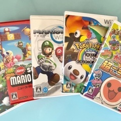 Wii本体とソフトなどのセットの画像