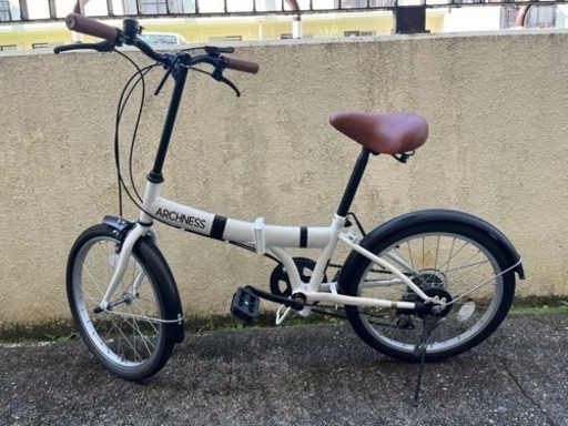 使用半年 室内保管 6段変速 20インチ 折りたたみ 自転車 20型 20形 6スピード