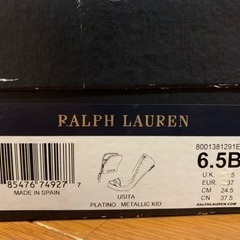 RALPH LAUREN ローファー　携帯用シューズの画像