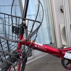 【お引渡者様決定】折り畳み自転車　20インチRoxy 赤の画像