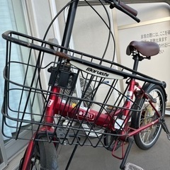 【お引渡者様決定】折り畳み自転車　20インチRoxy 赤の画像