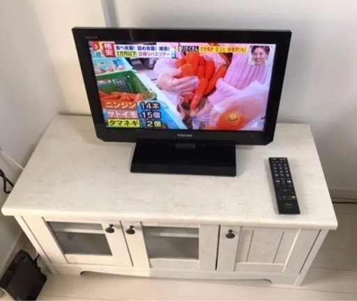 美品テレビ台、テレビのセット♡！