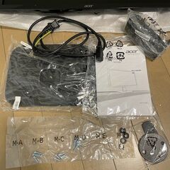 ０２　パソコンモニター　acer KAシリーズ　24インチの画像