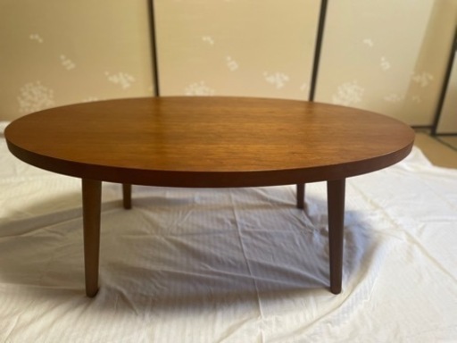 【美品】ウニコunico 楕円形ローテーブル