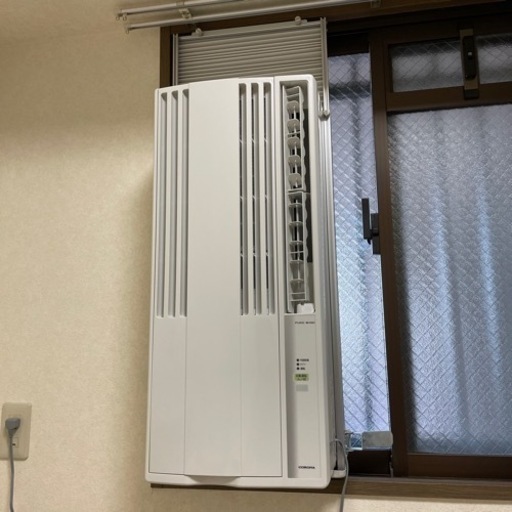 【美品】ウインドエアコン リララ ReLaLa 冷房専用タイプ (4-7畳) CW-16A(WS) エアコン 窓用エアコン ウィンドエアコン CW-1621(WS) 同等品 ウインドクーラー コロナ CORONA
