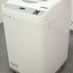 シャープ/SHARP ES-TX5E-S タテ型洗濯乾燥機 洗濯5.5kg 乾燥3.5kg シルバー 2021年製  中古家電 店頭引取歓迎 R6363)