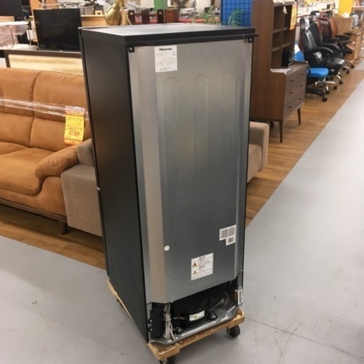 S382 ハイセンス 【右開き】154L 2ドア ノンフロン冷蔵庫 エディオンオリジナル ダークブラウン HR-G1501⭐動作確認済 ⭐クリーニング済