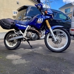 （受け渡し者決定しました）実動オンオフ両用HONDA AX-1 パニヤケース付き!の画像