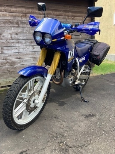 （受け渡し者決定しました）実動オンオフ両用HONDA AX-1 パニヤケース付き!