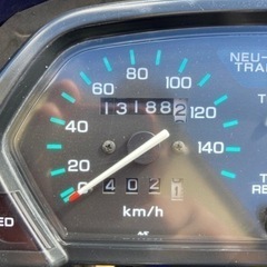 （受け渡し者決定しました）実動オンオフ両用HONDA AX-1 パニヤケース付き!の画像