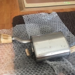 値下げ❗️半額❗️シエンタNSP170G純正マフラー新車外し未使用　東淀川区近隣なら無料配達！の画像