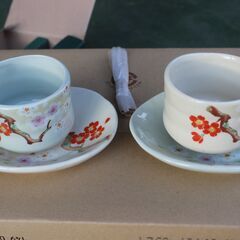 お茶飲み茶碗(2個組セット）新品未使用専用箱入り の画像