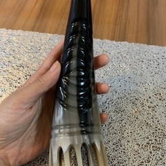 天然牛の角　ハゲ薄毛の頭皮マッサージ　かっさ両用　ツボ押し　美顔...