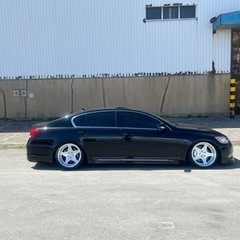 レクサス GS350 バージョンＩ サンルーフ 後期 革 grs191 カスタム多数の画像