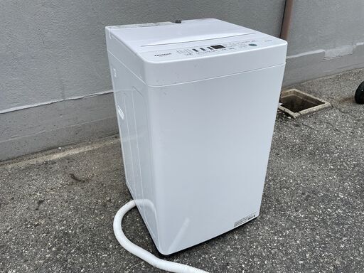 全自動 電気 洗濯機 Hisense HW-T45D 4.5kg ハイセンス 2019年製 幅540x奥行540x高さ880(mm)