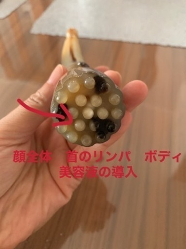 天然水牛の角 ツボ押し  かっさグッズ　美容液の導入　美顔  リンパマッサージ