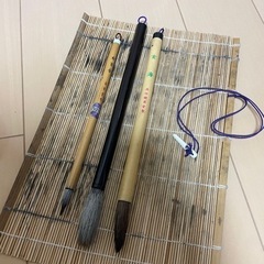 無料でお譲りします習字セット12点  一式揃っています セット内容は詳細への画像