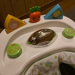 【お譲り先、決定！】【差し上げます】ベビーウォーカー　おもちゃ付き歩行器の画像