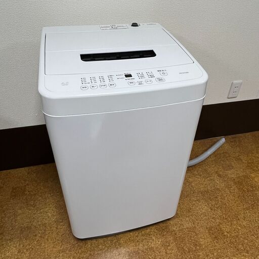 高年式 2021年製 アイリスオーヤマ IAW-T451 全自動電気洗濯機 4.5Kg