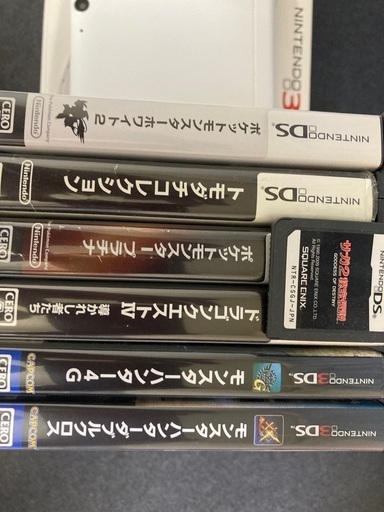 Nintendo 3DSＬＬ　ソフトなど