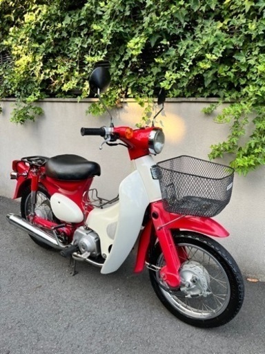 リトルカブ 赤 ホンダ 純正バスケット付 実働車 オイルプラグバッテリー交換済