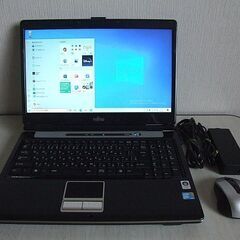 高速SSD120GB搭載　Fujitsu FMV-BIBLO NF/D50 ノートパソコン（a198）の画像