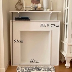 韓国インテリアマントルピース　スクエア型　韓国雑貨の画像