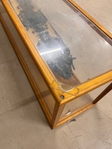 戦艦大和　大型模型　ケース付　ハンドメイド