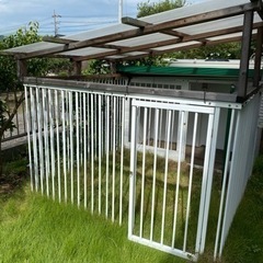 屋外用犬舎（中古）差し上げます