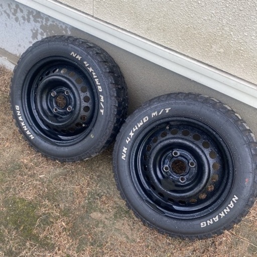 鉄チン ホイール ナンカン FT-9 4本セット ラプター塗装 リフトアップ エブリィ アゲトラ等